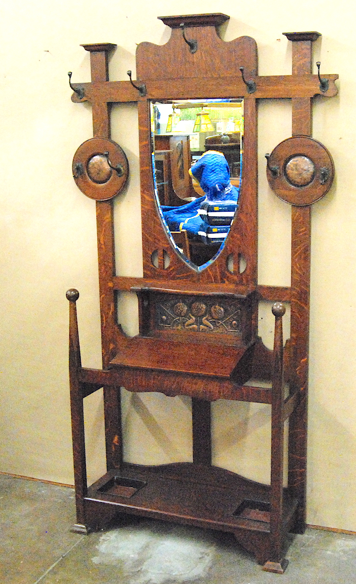 Voorhees Craftsman Mission Oak Furniture English Arts and Crafts